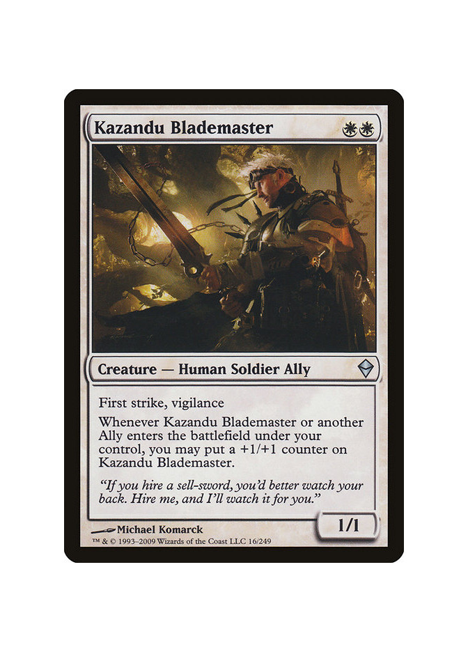 Kazandu Blademaster - Foil