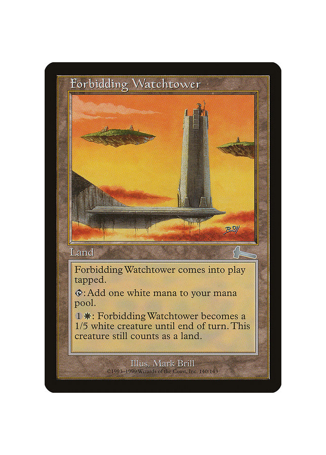 Forbidding Watchtower - Foil