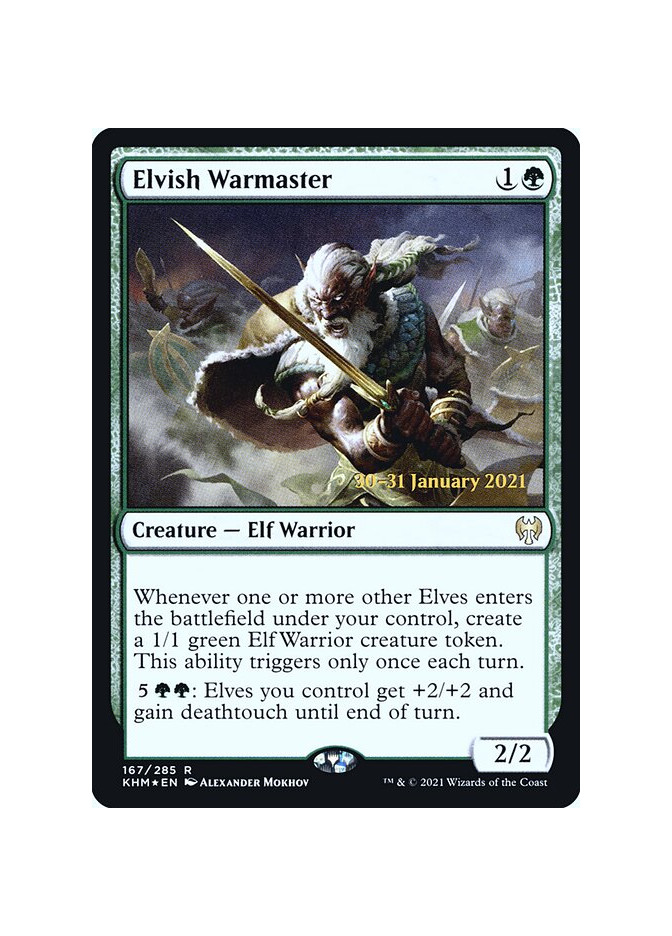 Elvish Warmaster - Foil