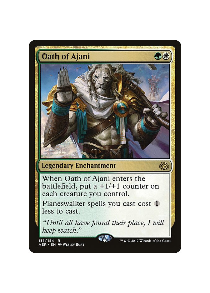 Oath of Ajani - Foil