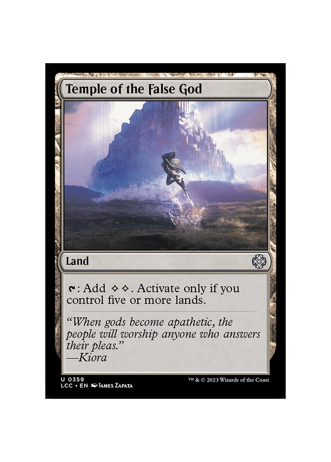 Temple of the False God