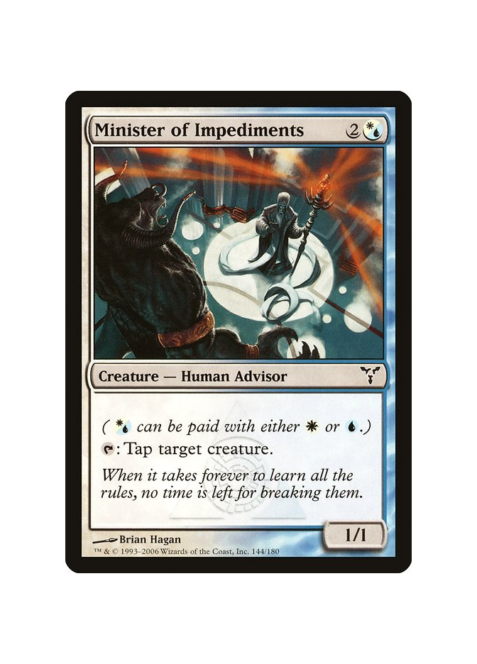 Minister of Impediments - Foil