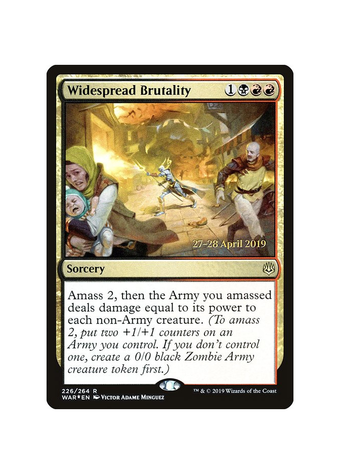 Widespread Brutality - Foil