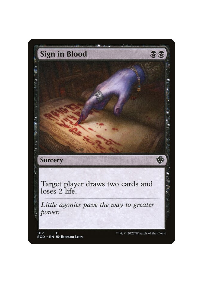 Sign in Blood