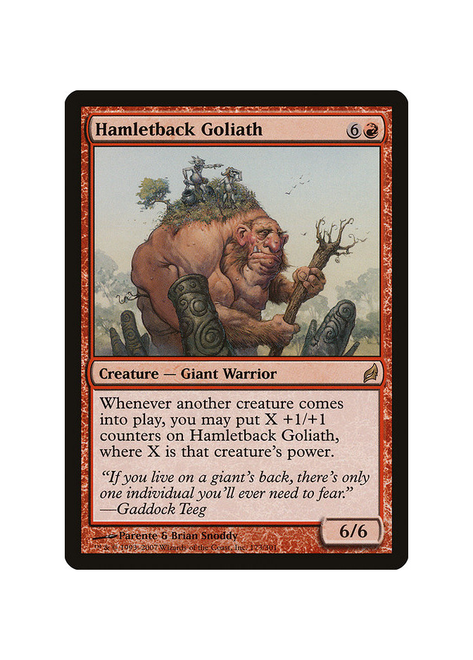 Hamletback Goliath