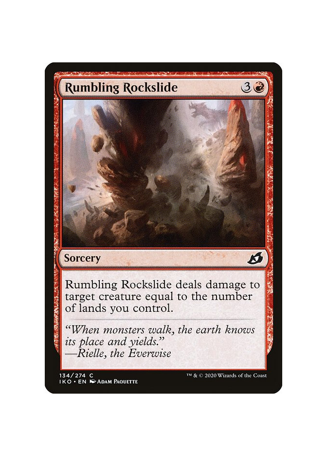 Rumbling Rockslide - Foil