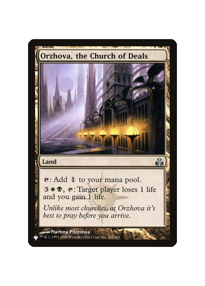 Orzhova, the Church of Deals
