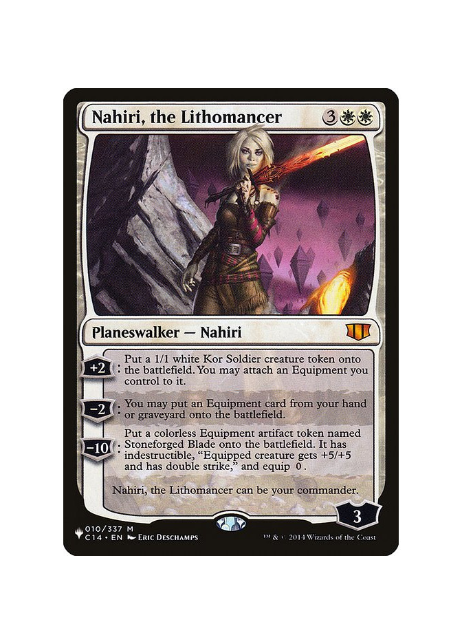 Nahiri, the Lithomancer
