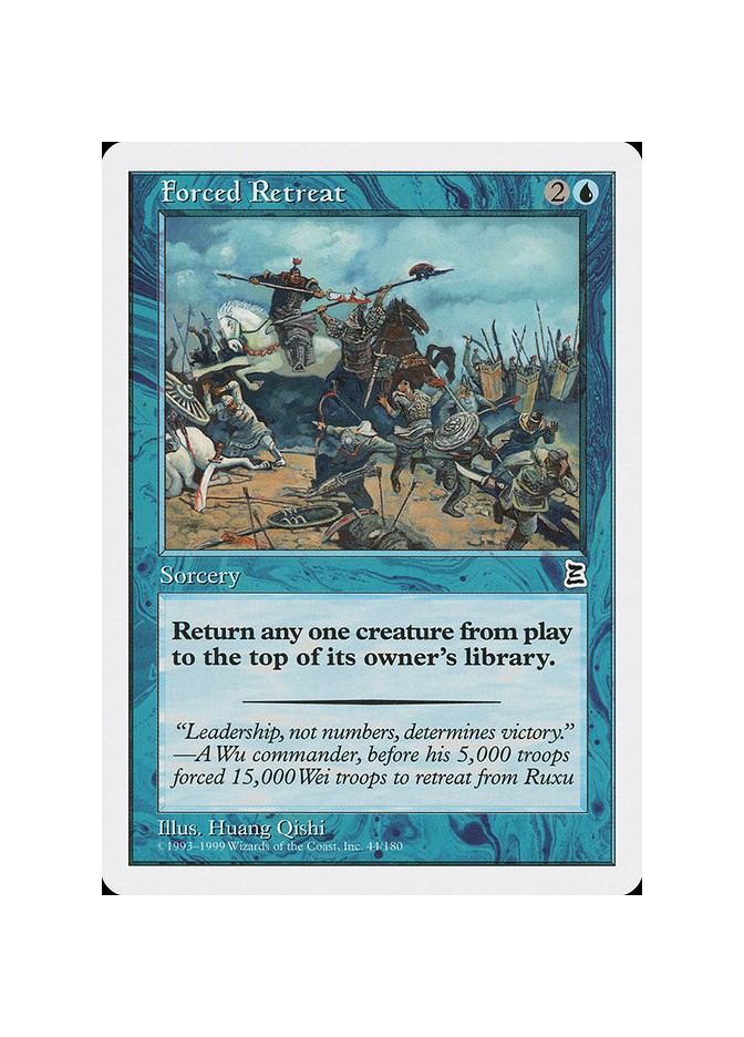 Forced Retreat