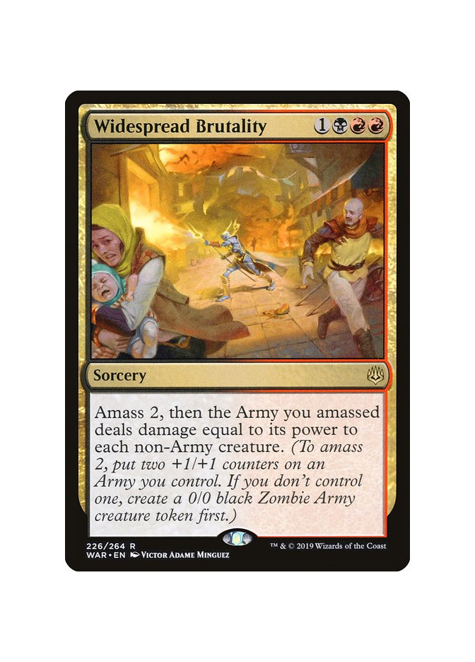 Widespread Brutality - Foil