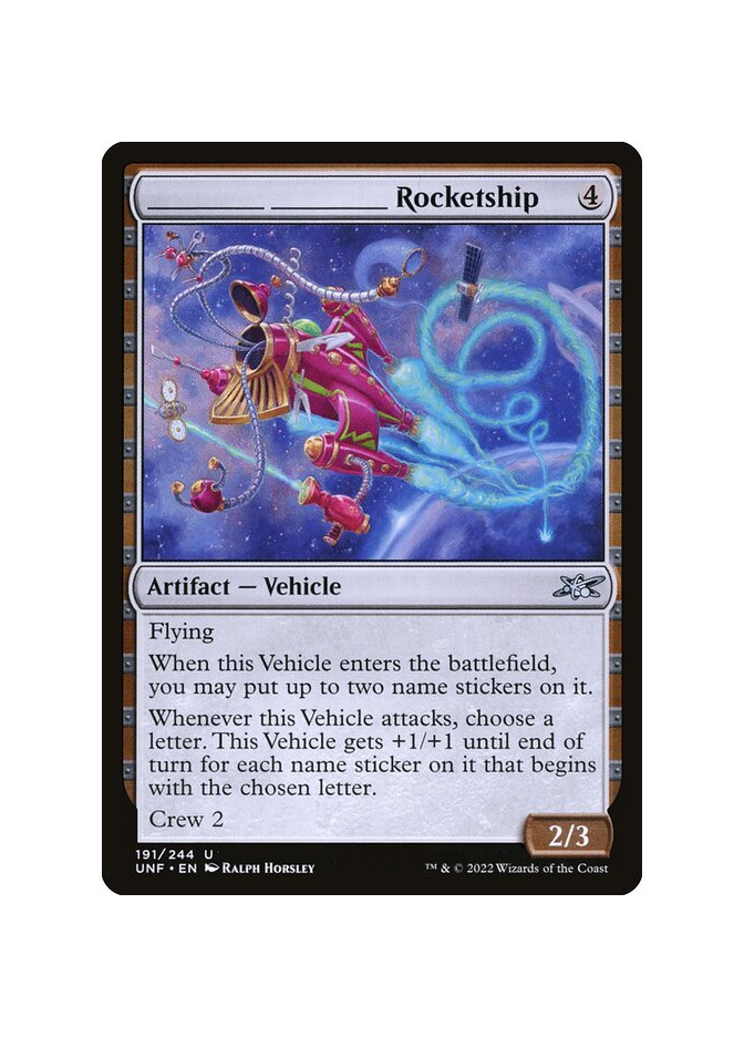 _____ _____ Rocketship - Foil