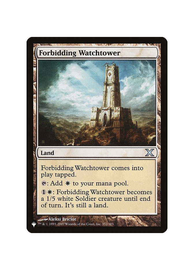 Forbidding Watchtower