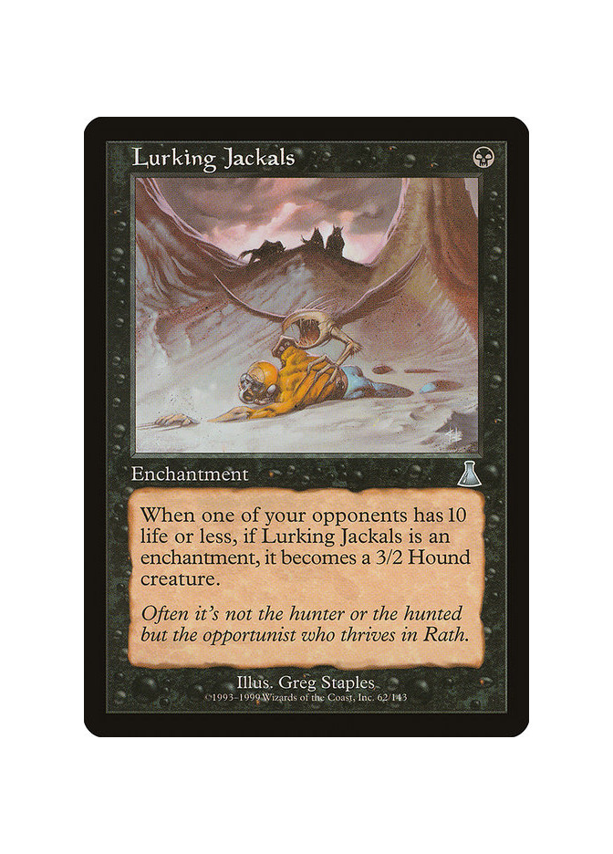 Lurking Jackals - Foil