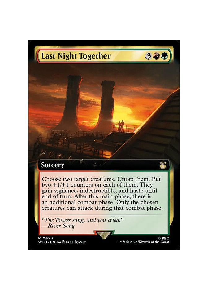 Last Night Together - Foil