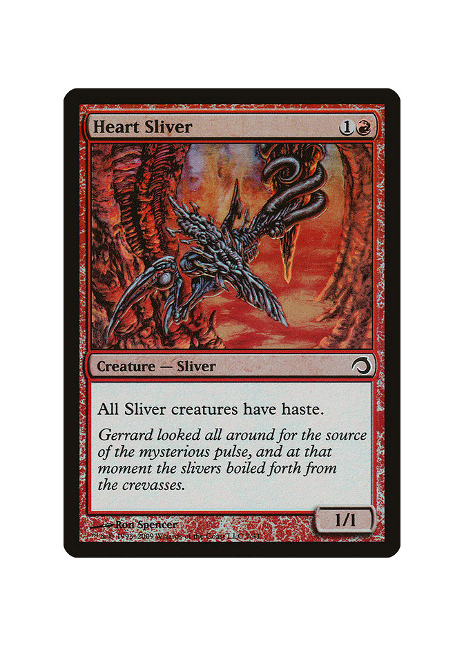 Heart Sliver - Foil