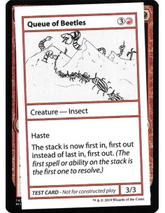 Queue of Beetles