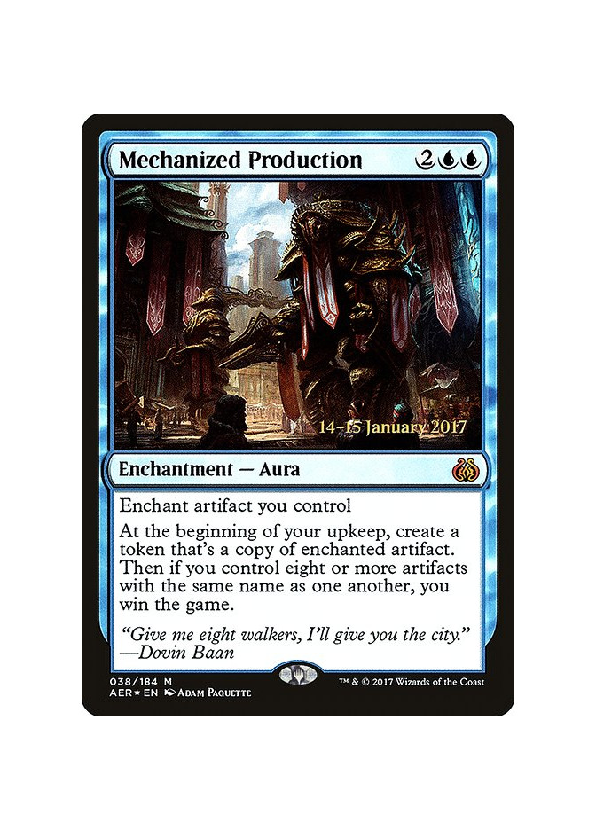 Mechanized Production - Foil