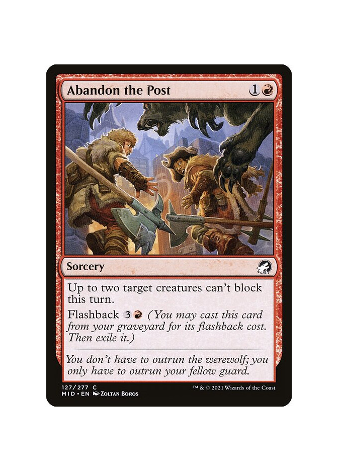 Abandon the Post - Foil