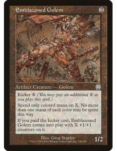 Emblazoned Golem - Foil