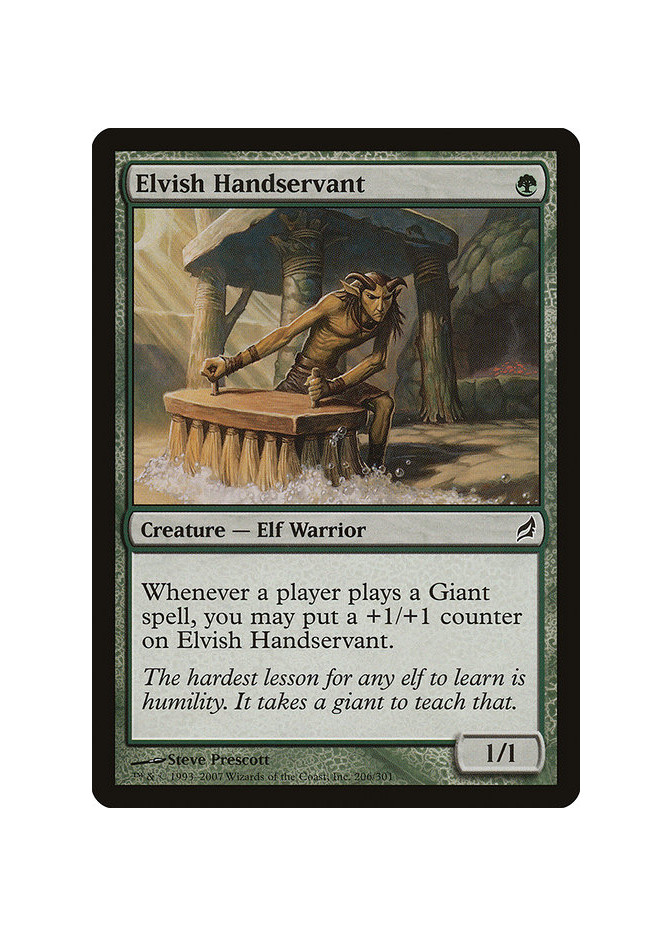 Elvish Handservant - Foil