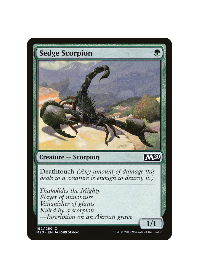 Sedge Scorpion - Foil