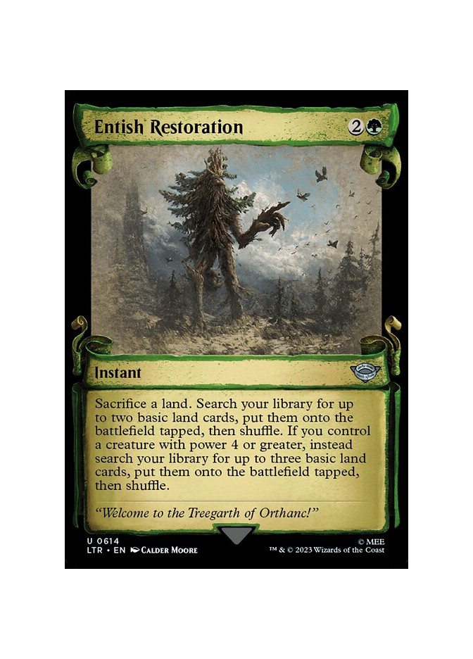 Entish Restoration - Foil