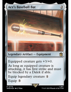 Ace's Baseball Bat - Foil