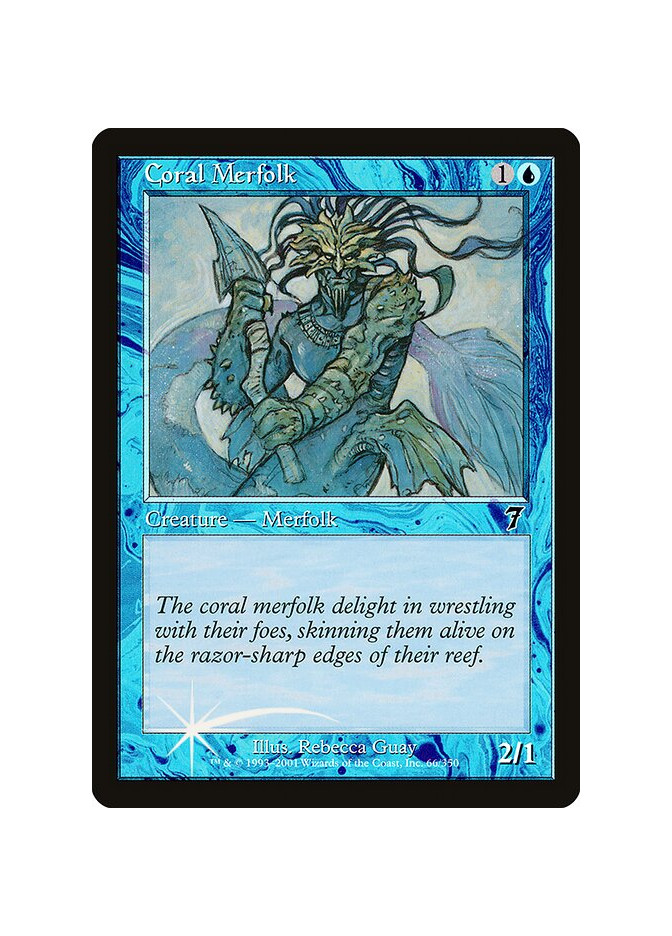 Coral Merfolk - Foil