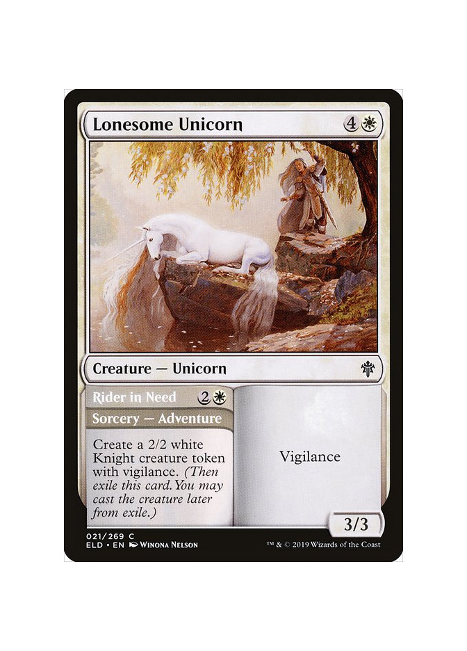 Lonesome Unicorn // Rider in Need