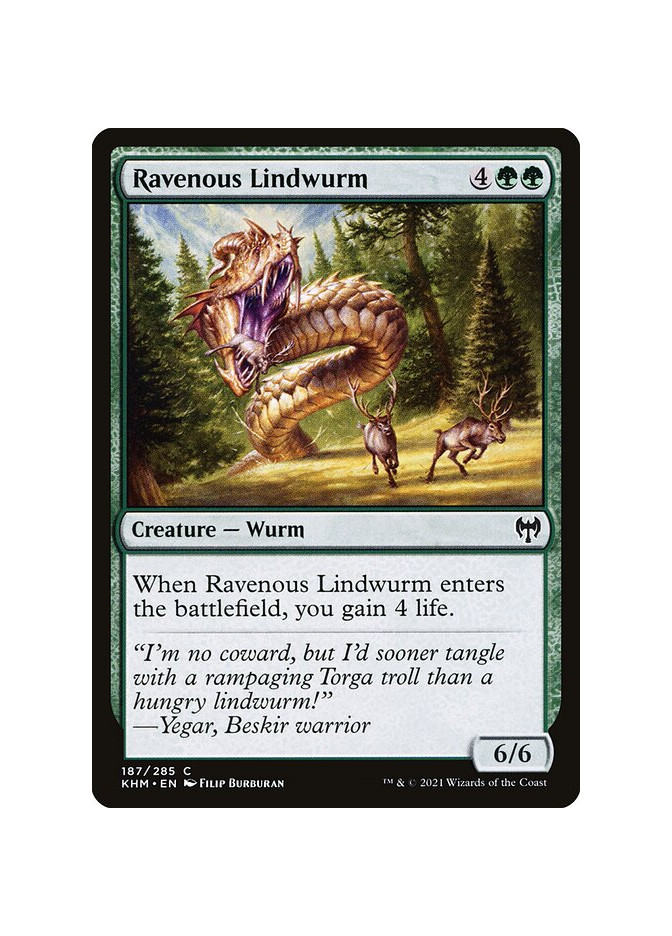 Ravenous Lindwurm - Foil