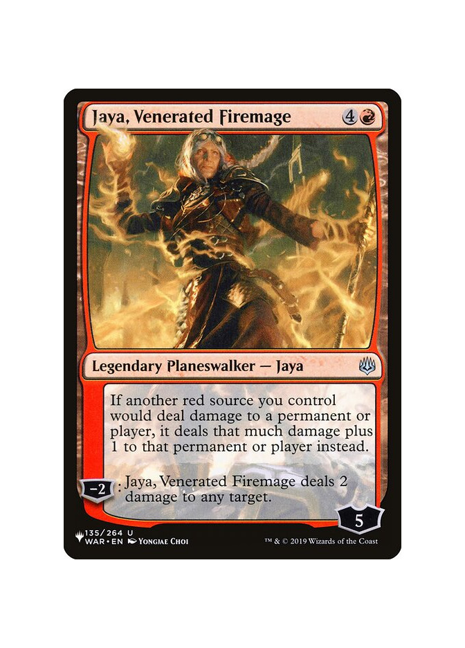 Jaya, Venerated Firemage