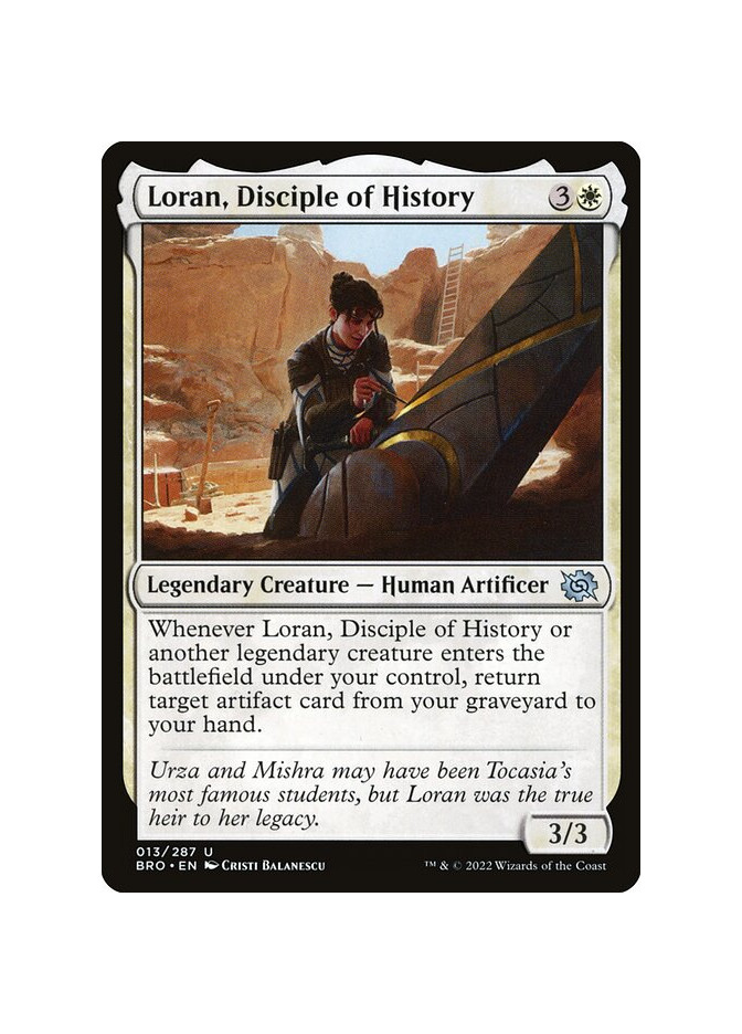 Loran, Disciple of History