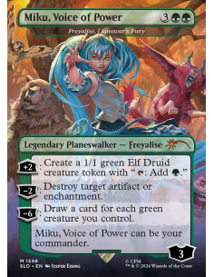 Freyalise, Llanowar's Fury - Foil