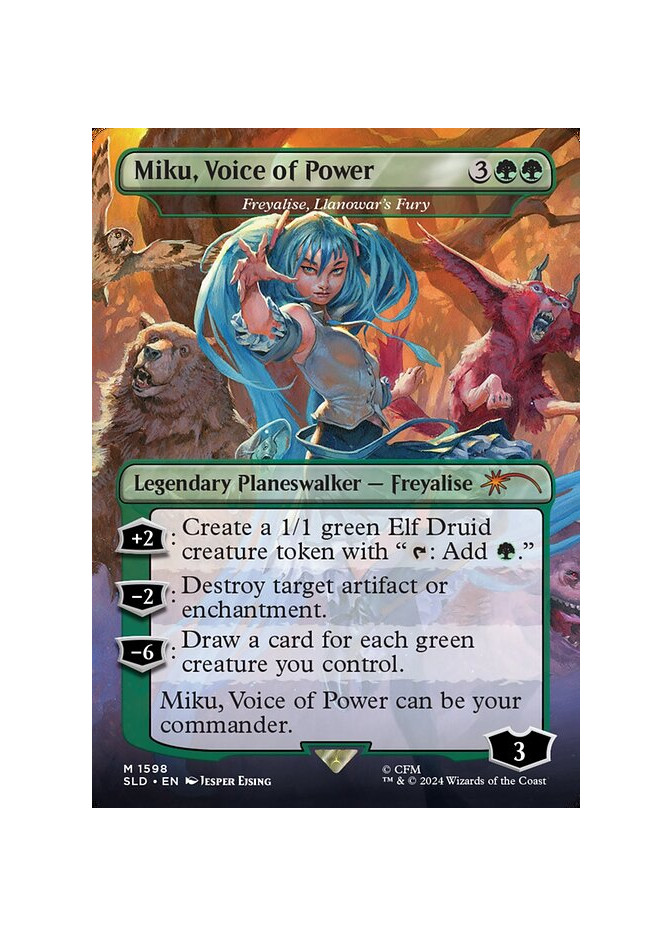 Freyalise, Llanowar's Fury - Foil
