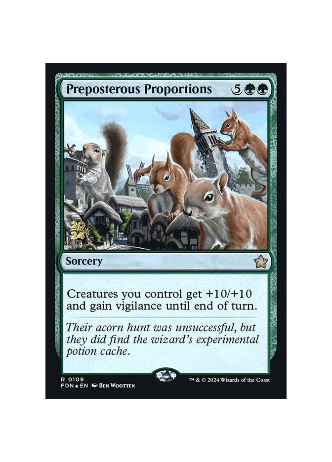 Preposterous Proportions - Foil