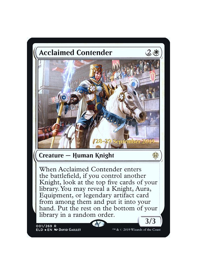 Acclaimed Contender - Foil