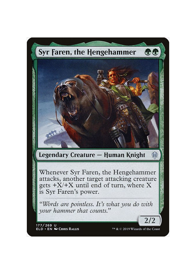 Syr Faren, the Hengehammer - Foil