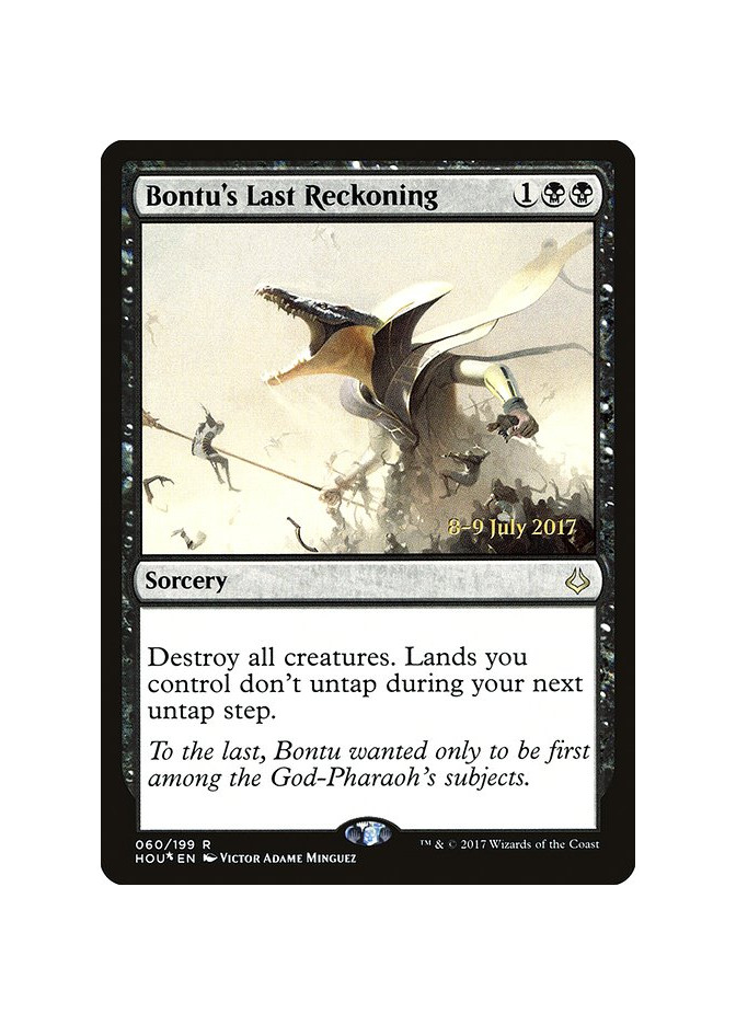 Bontu's Last Reckoning - Foil