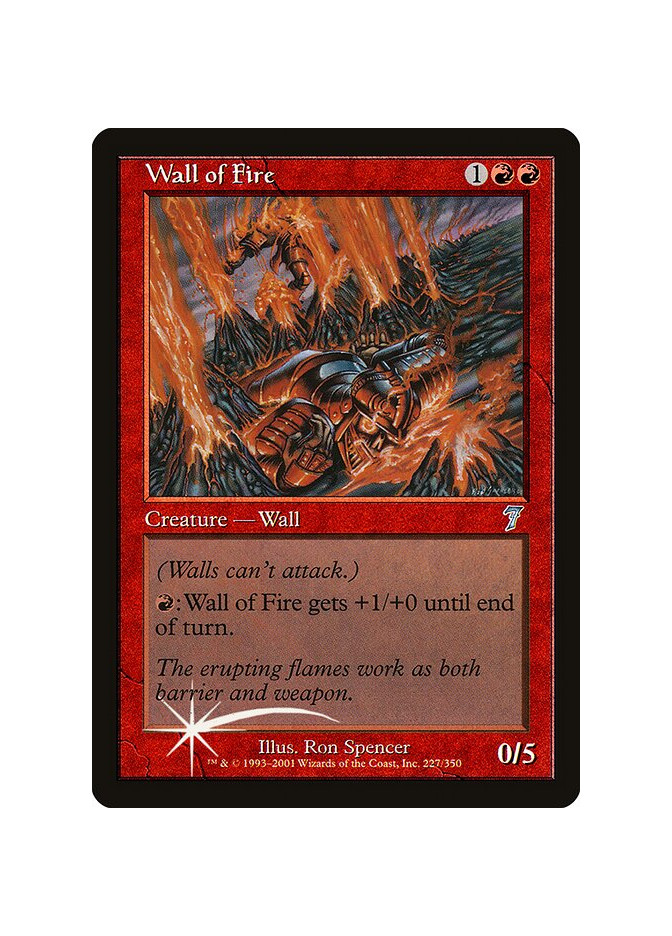 Wall of Fire - Foil