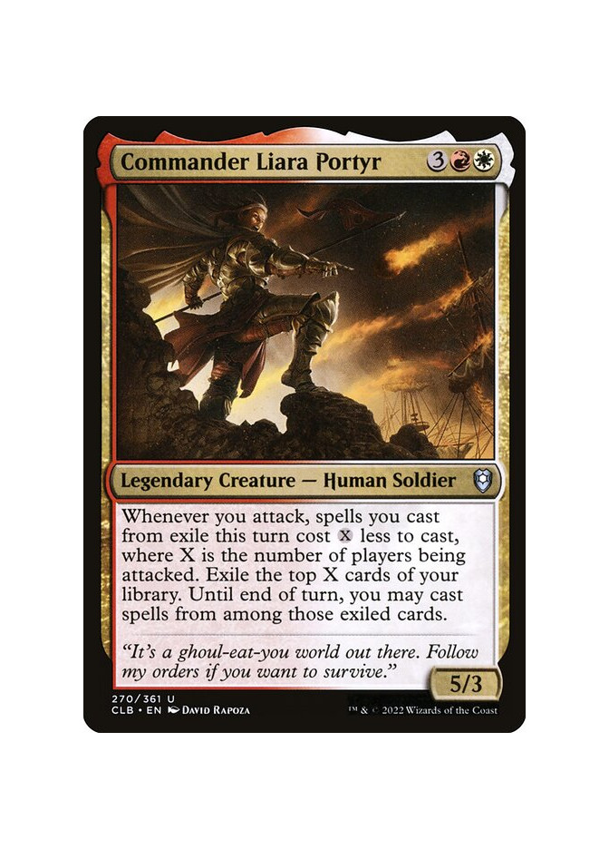 Commander Liara Portyr - Foil