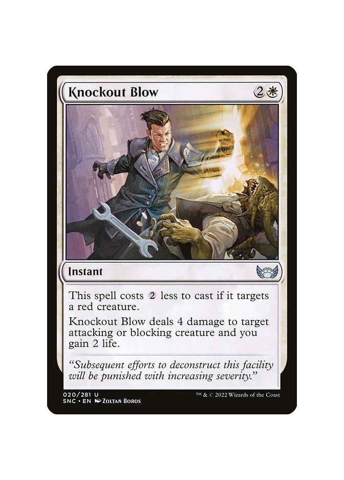 Knockout Blow - Foil