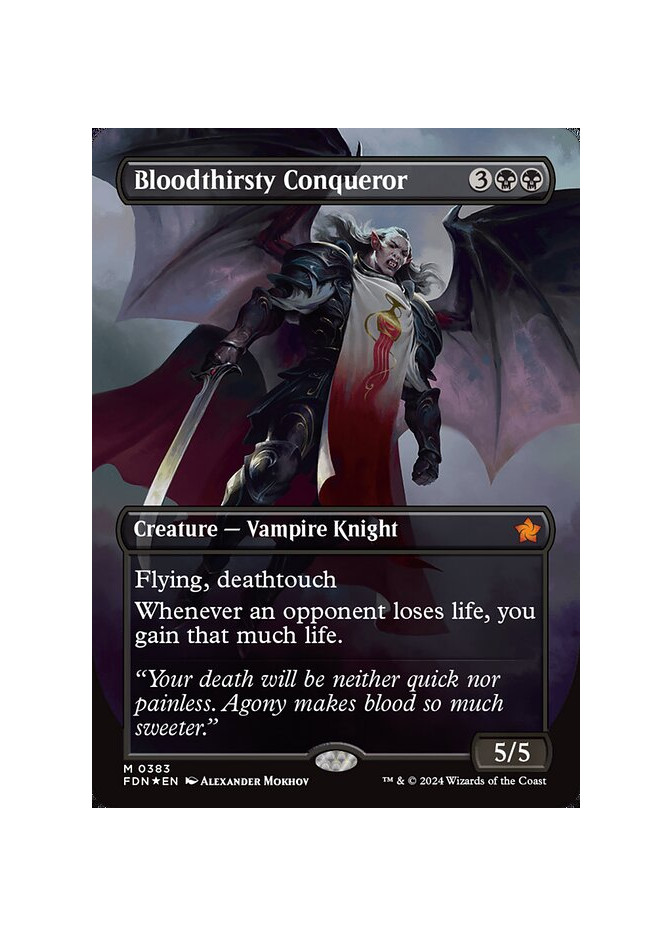 Bloodthirsty Conqueror - Foil
