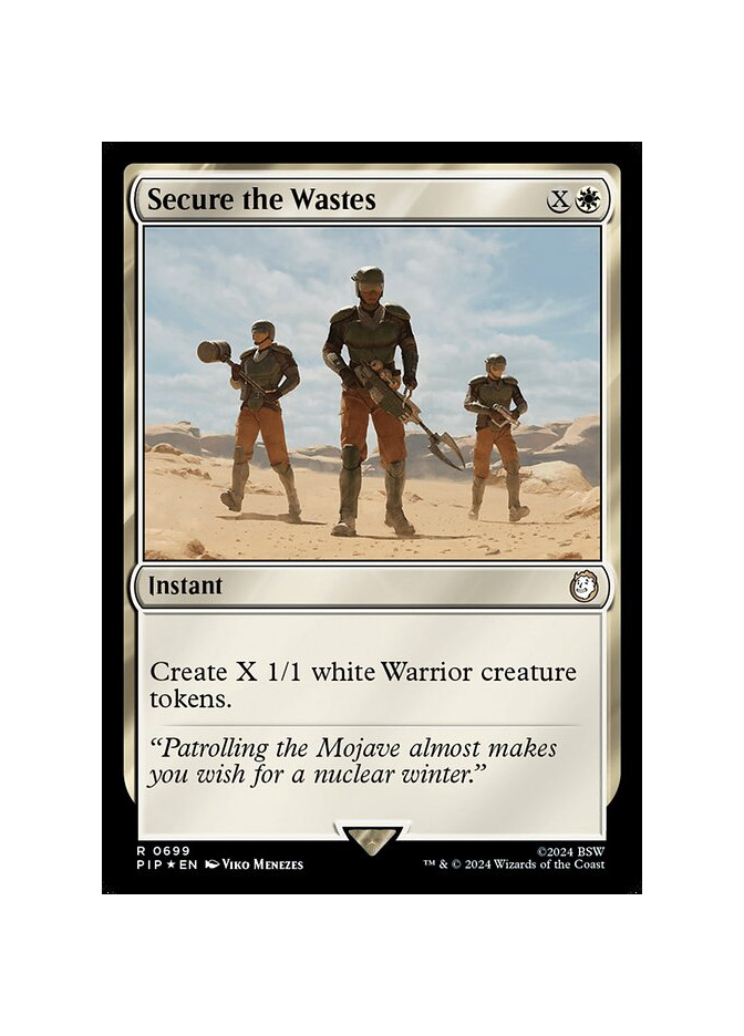 Secure the Wastes - Foil