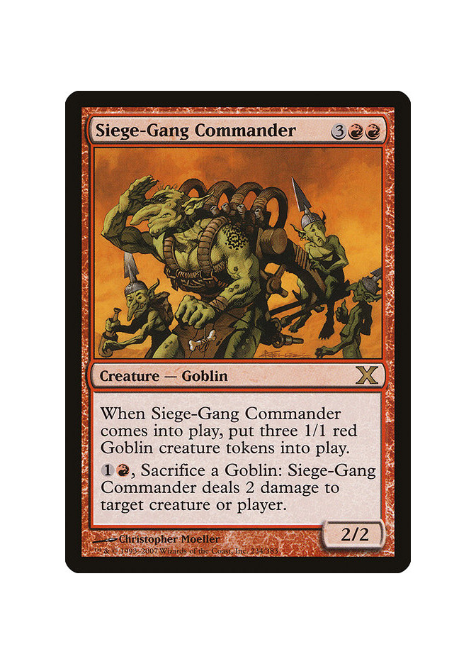 Siege-Gang Commander - Foil