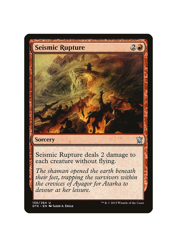 Seismic Rupture