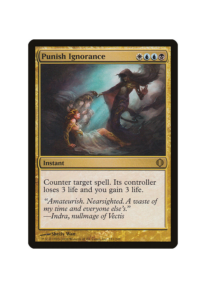 Punish Ignorance - Foil