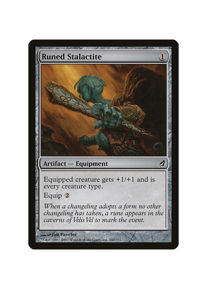 Runed Stalactite - Foil