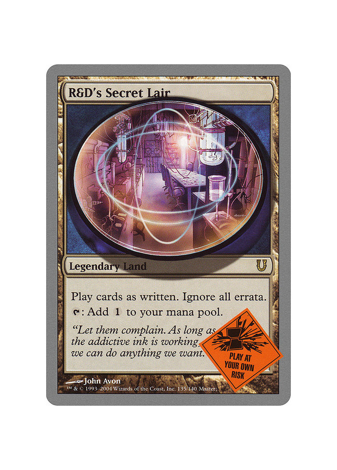 R&D's Secret Lair