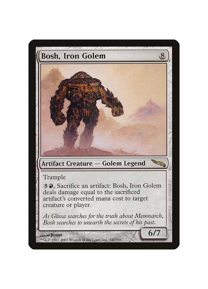 Bosh, Iron Golem - Foil