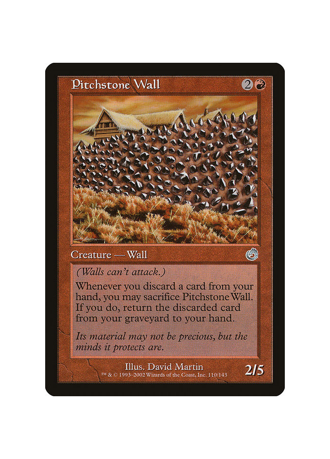 Pitchstone Wall - Foil
